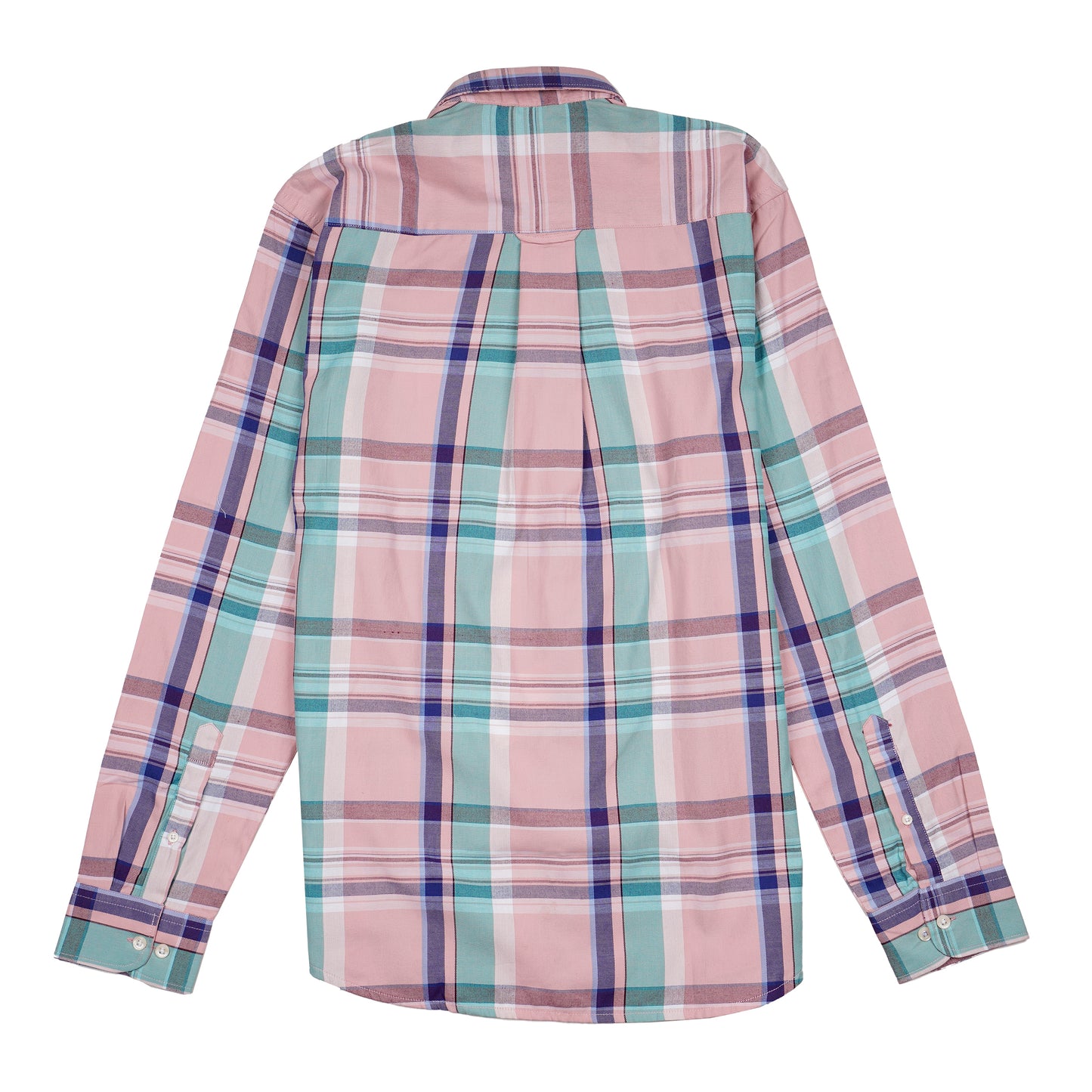 U.S. POLO ASSN. Prismatic Teal Tailored Fit Long Sleeve Check Shirt