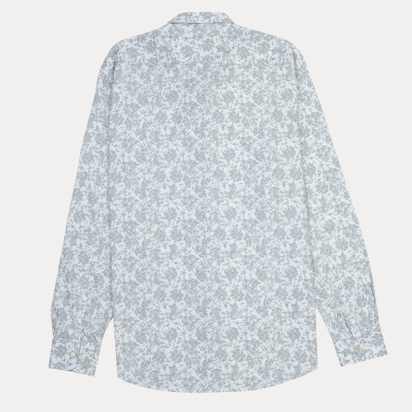 TOMMY HILFIGER Misty Aqua Elegant Fit Long Sleeve Button-Up Shirt