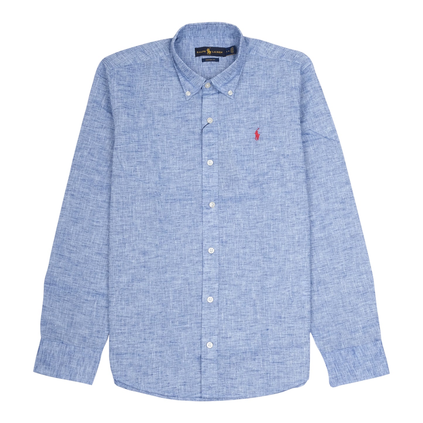 Polo Ralph Lauren Light Blue Textured Button-Down Shirt