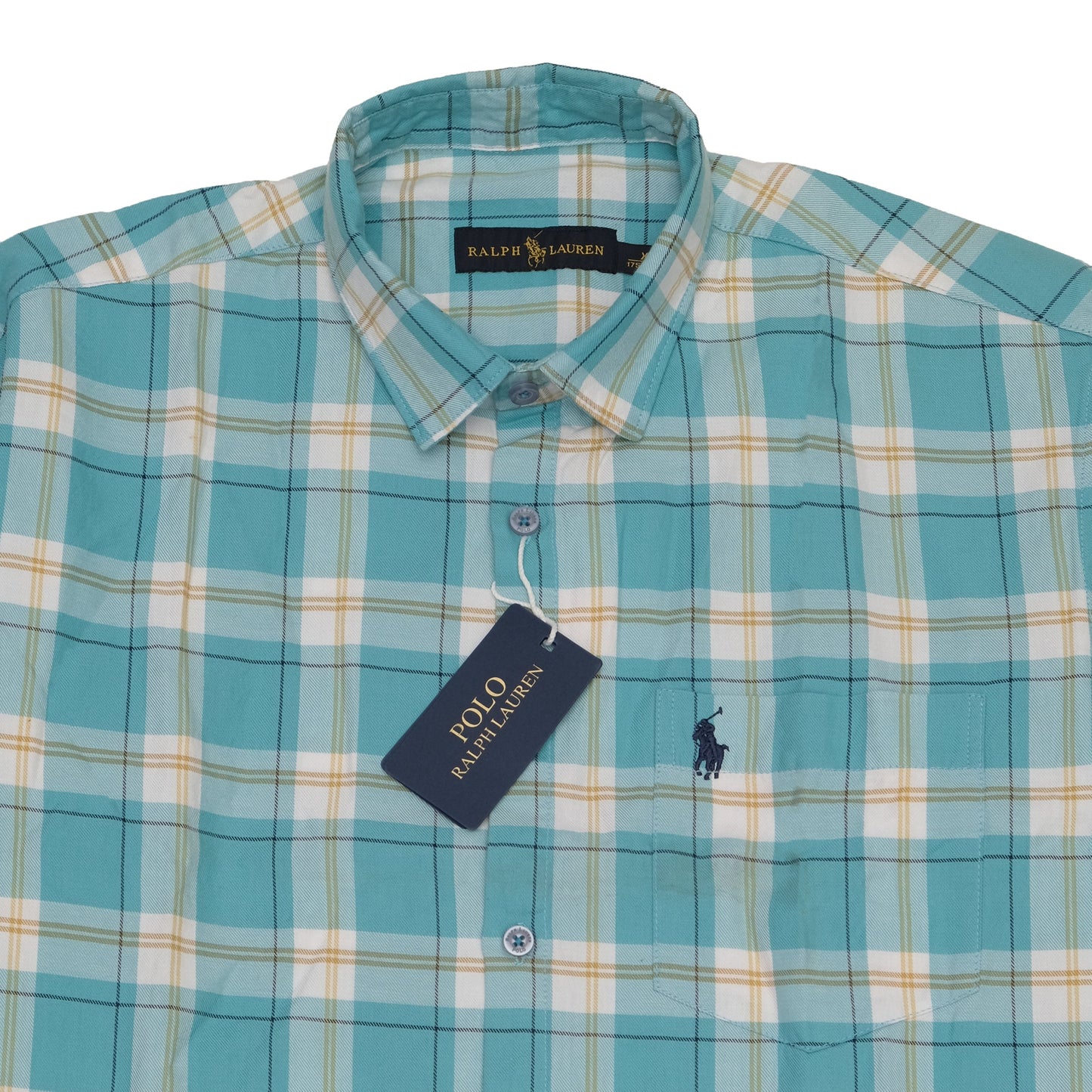 Polo Ralph Lauren Aqua Plaid Long Sleeve Shirt