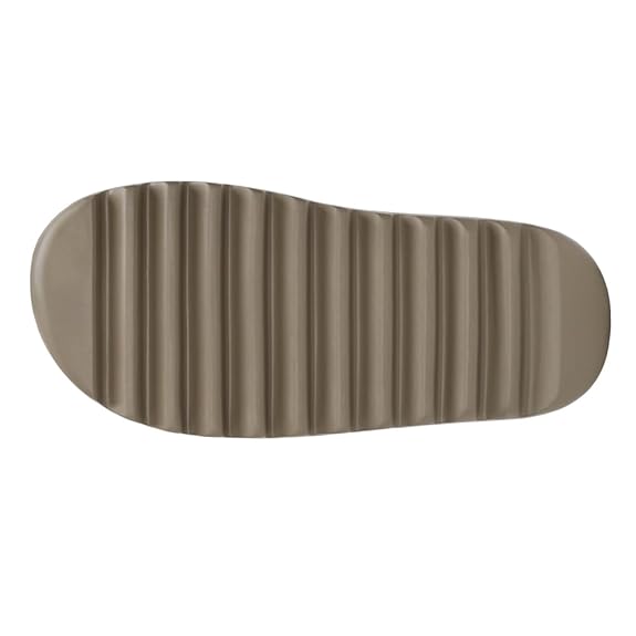ADIDAS Dune Taupe Premium Luxe Slip-On Sandals