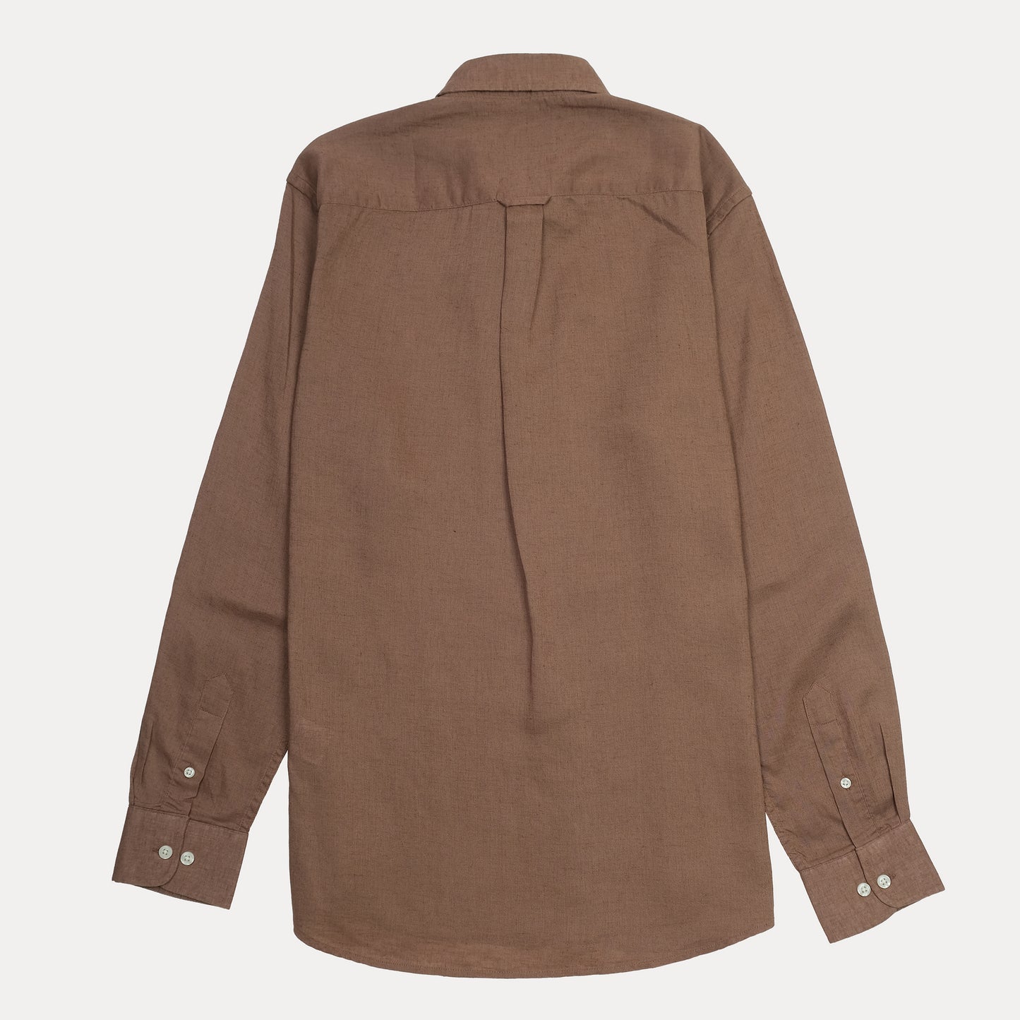 POLO RALPH LAUREN Rustic Ember Tailored Fit Long Sleeve Linen Button-Up Shirt