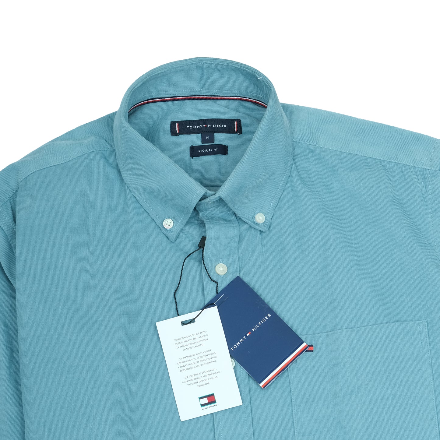 TOMMY HILFIGER Sea Blue Classic Button-Down Shirt