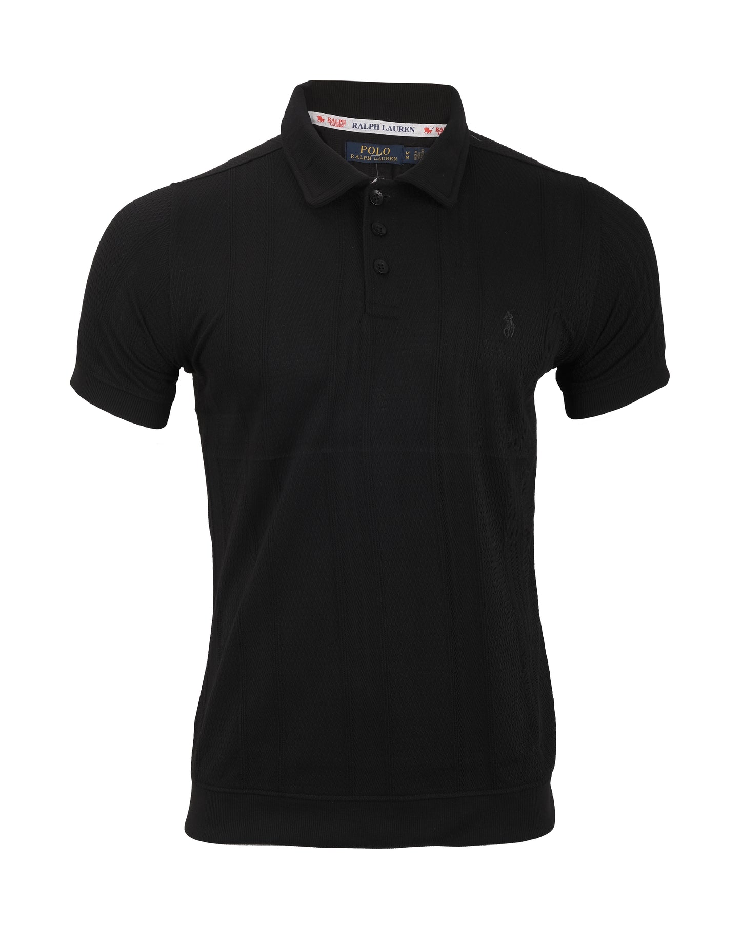RALPH LAUREN Black Classic Cotton Slim Fit Polo Shirt