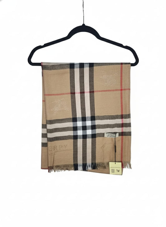 Burberry Classic Check Wool Scarf