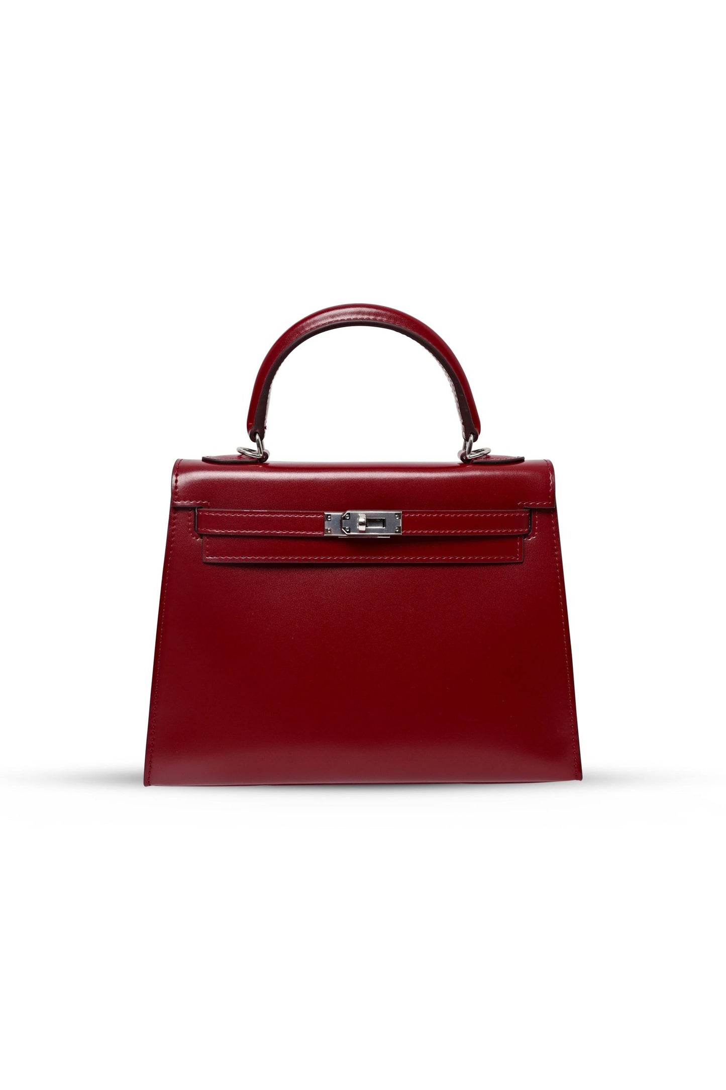 HERMÈS Birkin LUXE Opulent Ruby Structured Leather Handbag (IMPORTED)