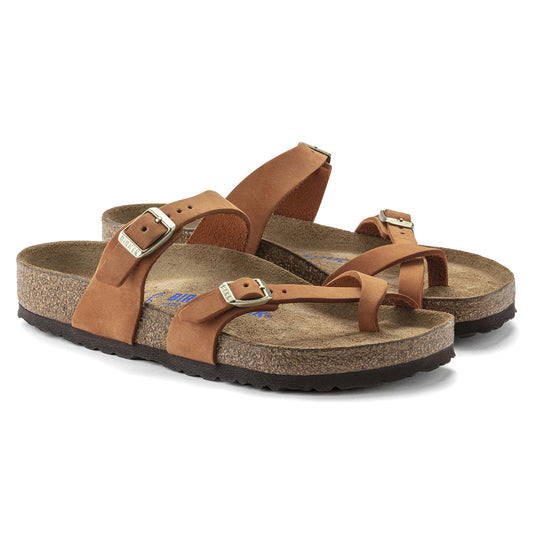 BIRKENSTOCK Seraphic Cognac Classic Fit Open-Toe Sandals