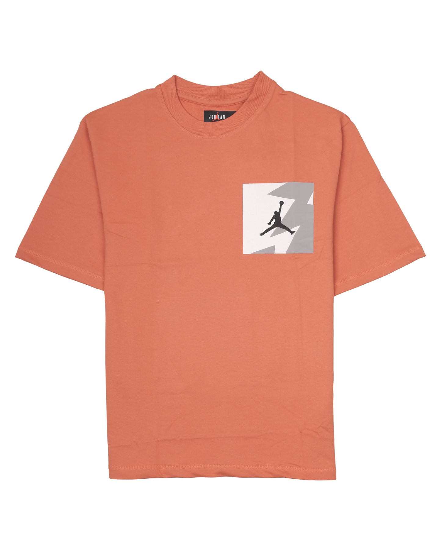 JORDAN Rust Orange Jumpman Graphic Pocket Short Sleeve T-Shirt