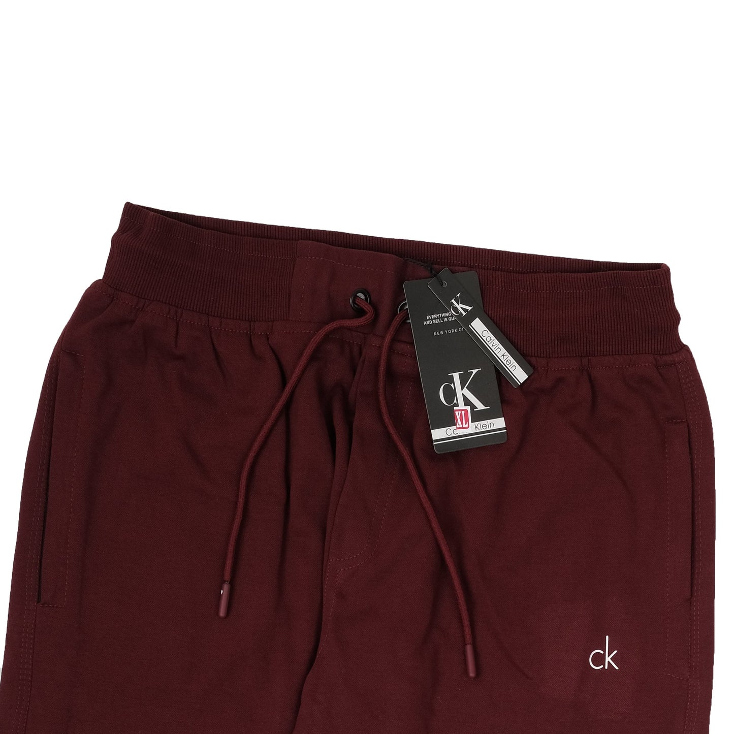 CALVIN KLEIN Crimson Luxe Slim Fit Drawstring Jogger Pants