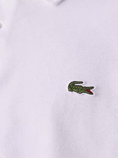 LACOSTE Whispering Pearl Tailored Fit Short Sleeve Piqué Polo