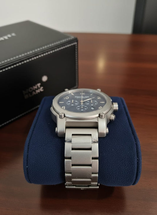 MONTBLANC Midnight Steel Chronograph Timepiece (IMPORTED)