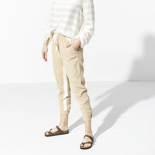 BIRKENSTOCK Earthy Taupe Casual Comfort Soft Footbed Sandals