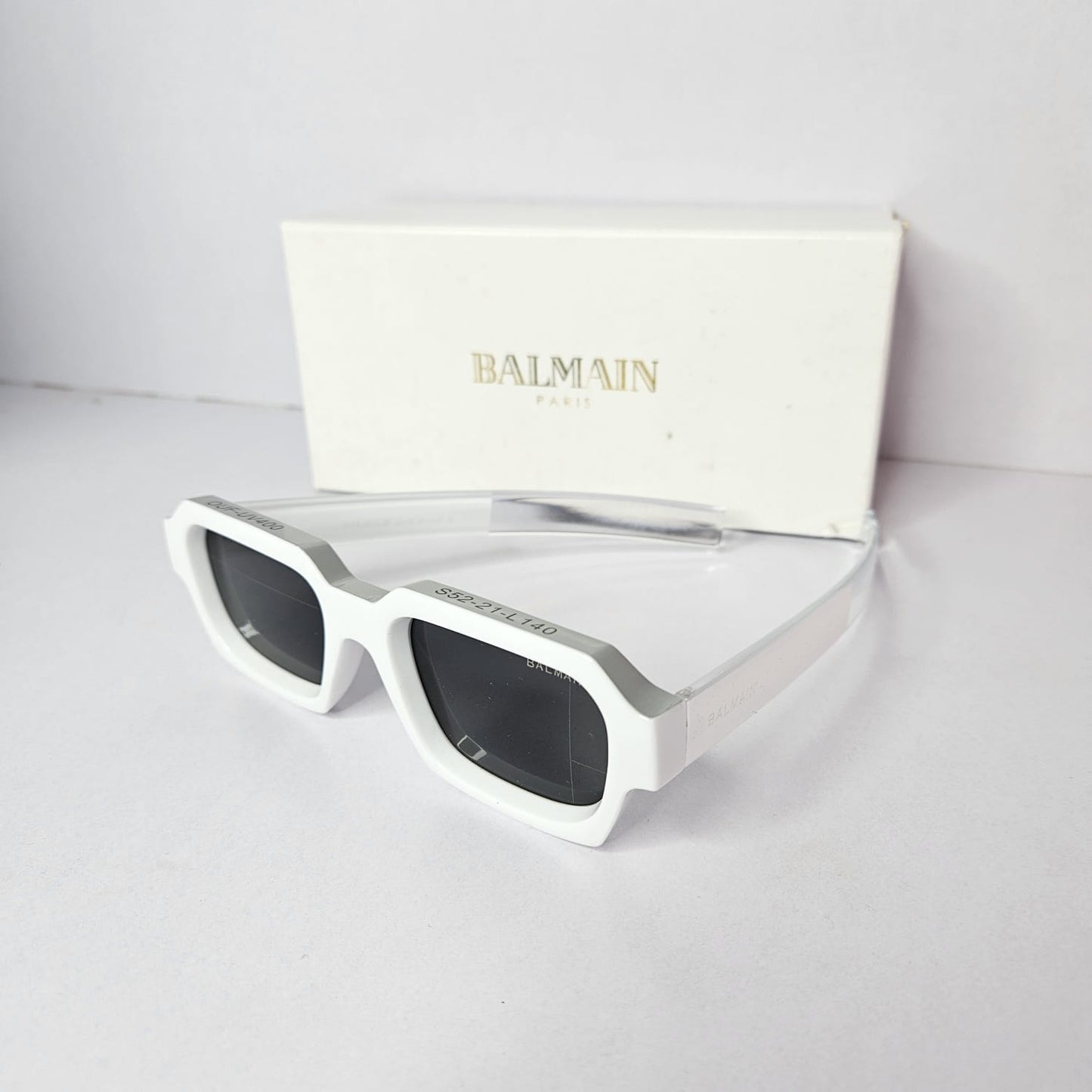 BALMAIN Celestial Pearl Bold Frame Sunglasses