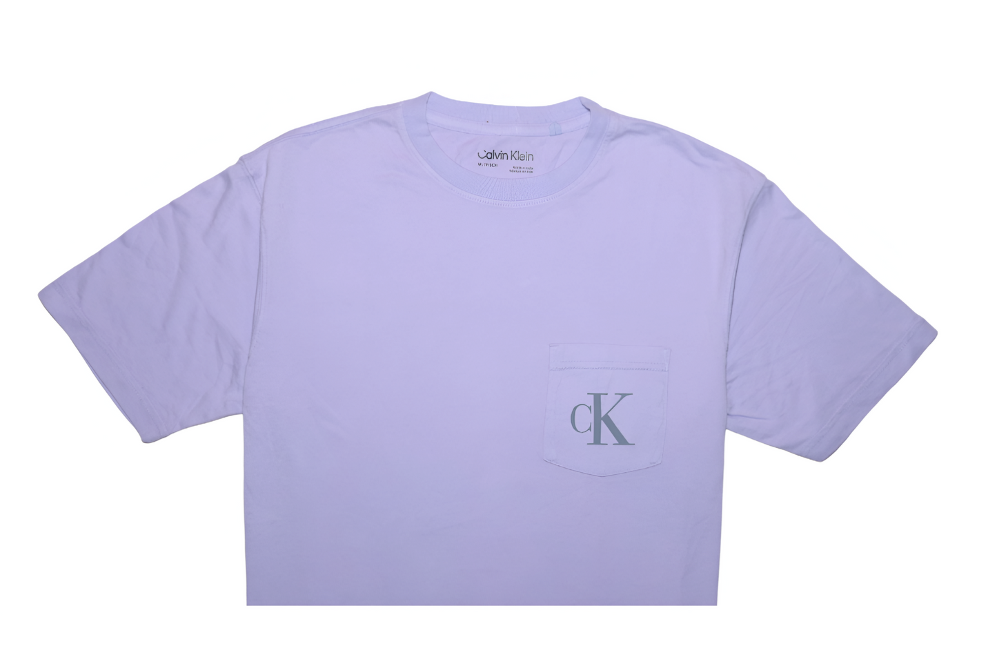 CALVIN KLEIN Dreamy Amethyst Relaxed Fit Short Sleeve T-Shirt