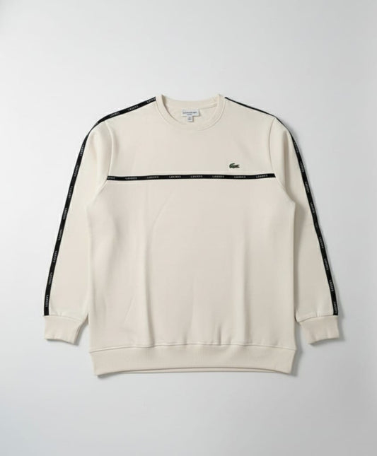 Lacoste Classic Stripe Crewneck Sweatshirt