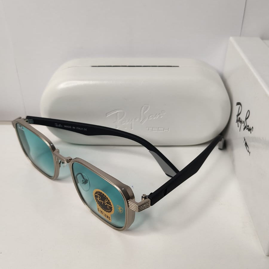 Ray-Ban Retro Blue Mirror Sunglasses