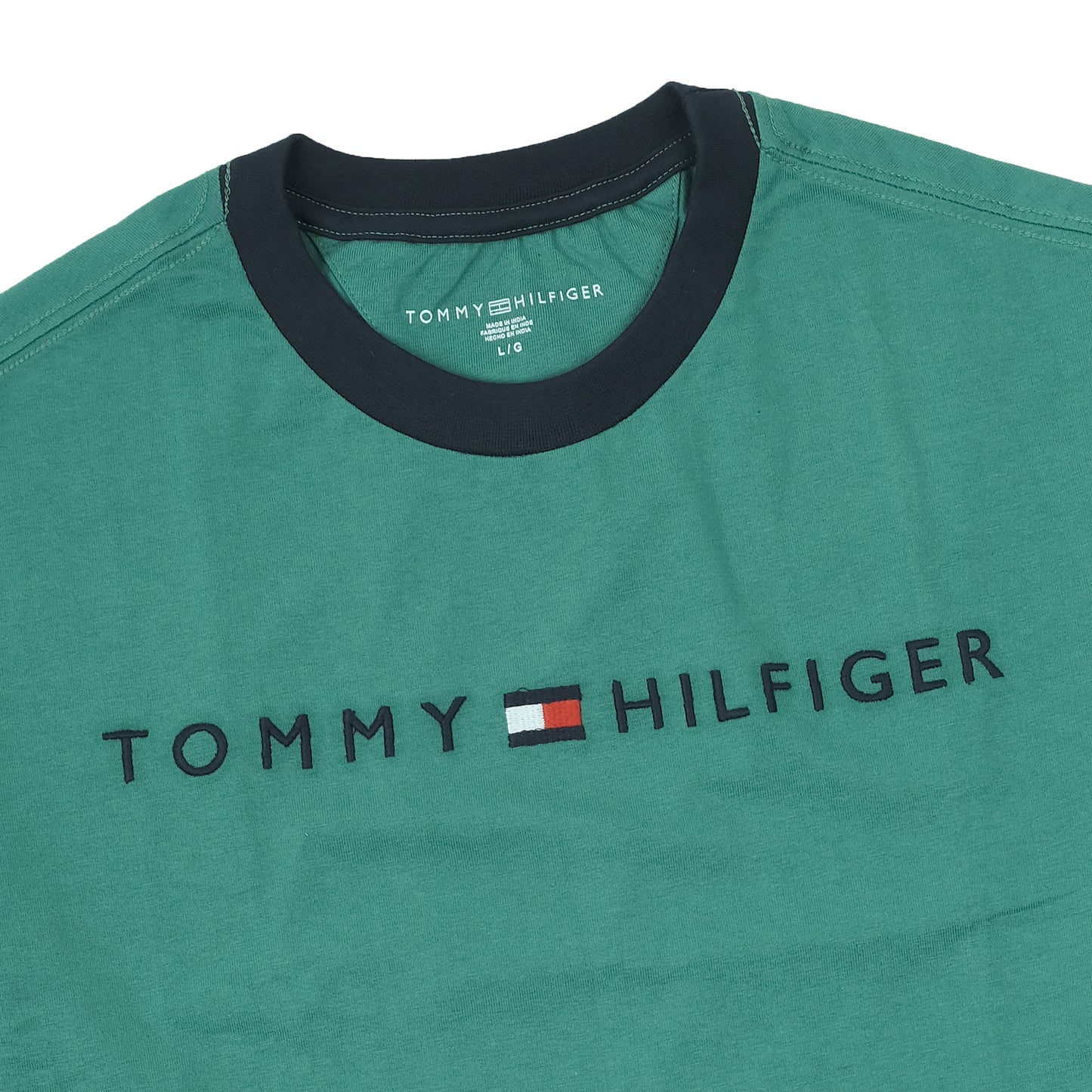 Tommy Hilfiger Green Round Neck T-shirt