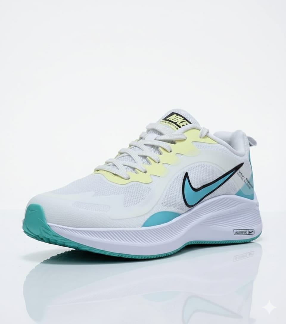 NIKE Radiant Aqua Streamlined Fit Air Zoom Running Shoes