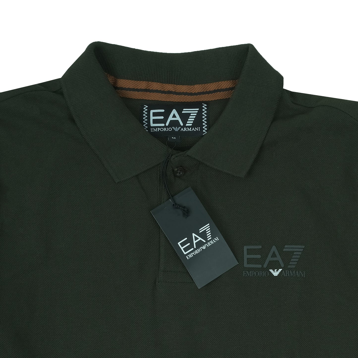 ARMANI OLIVE MOSS Classic Fit Polo Shirt