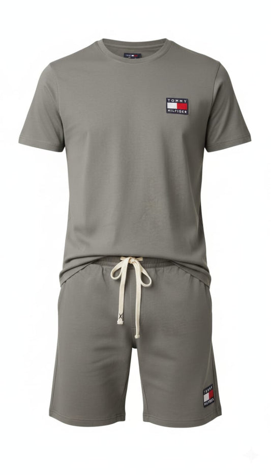 TOMMY HILFIGER Whispering Fern Easy Fit Short Sleeve Lounge Set