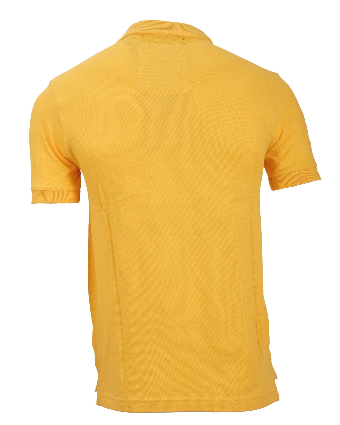 SUPERDRY Mustard Yellow Superstate Embroidered Logo Classic Polo Shirt