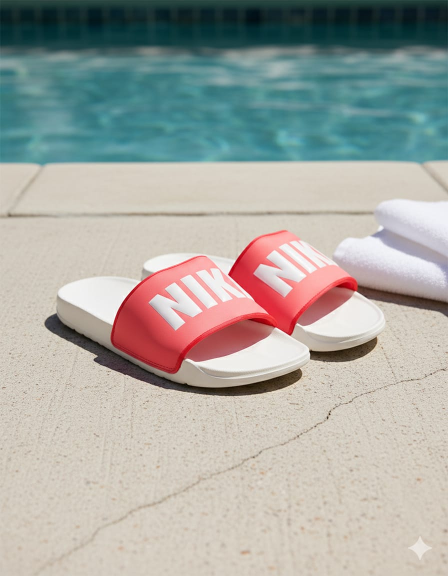 NIKE Blazing Sunset Chic Slide Sandals