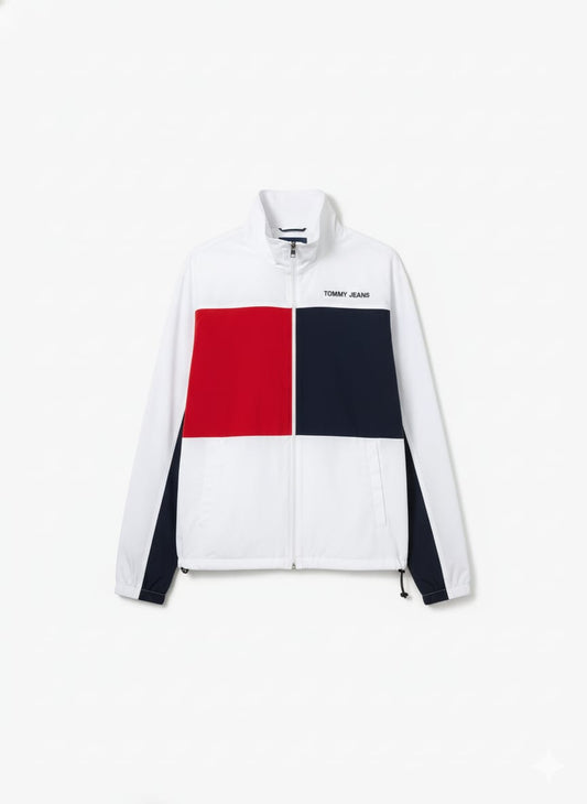 TOMMY JEANS Color Block Windbreaker Jacket