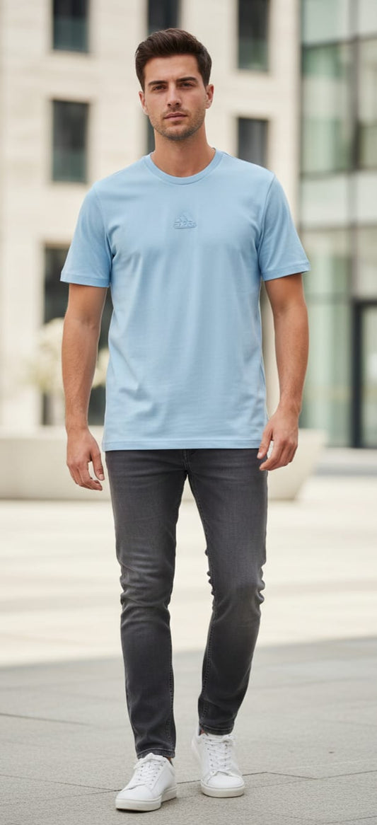 ADIDAS Cerulean Breeze Modern Fit Short Sleeve T-Shirt