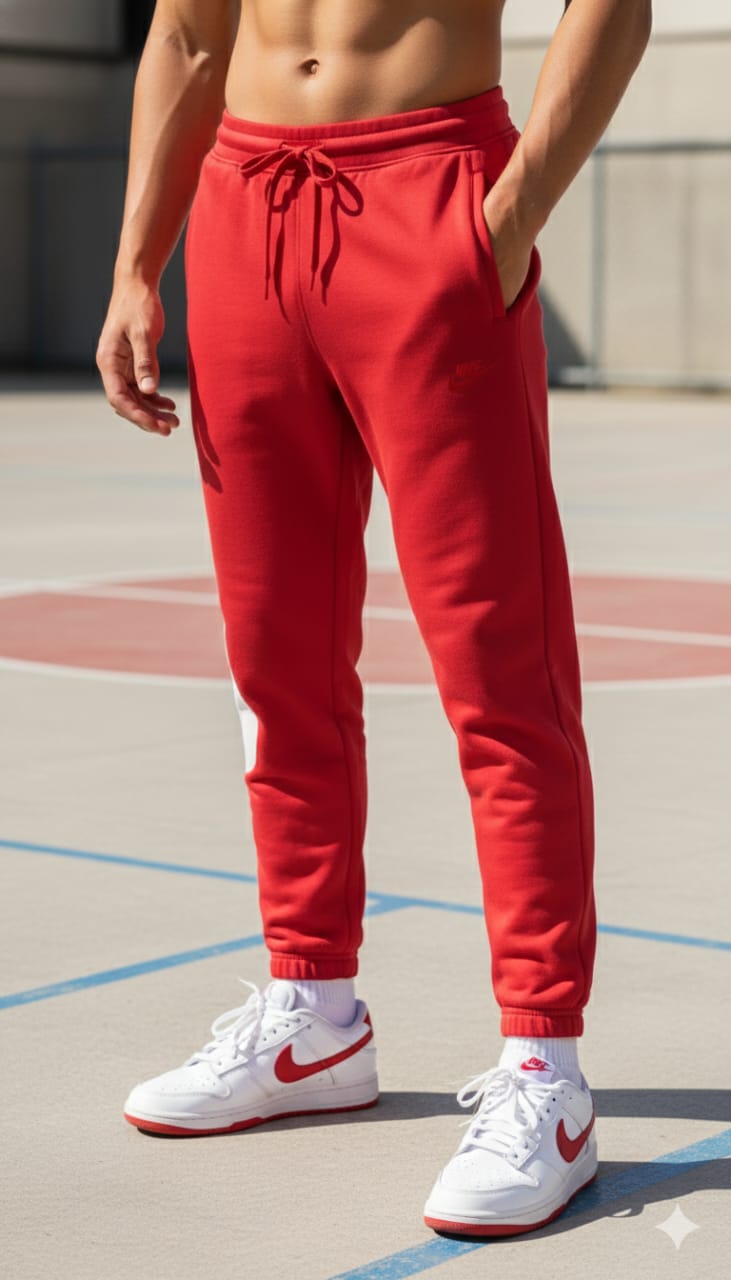 Nike Red Icon Sweatpants