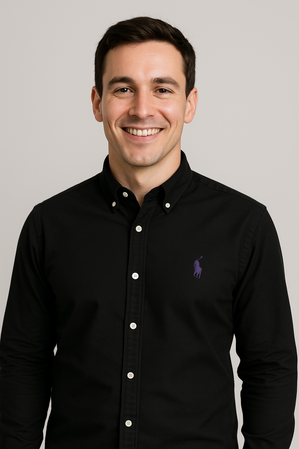 POLO RALPH LAUREN Midnight Onyx Classic Fit Long Sleeve Button-Down Shirt