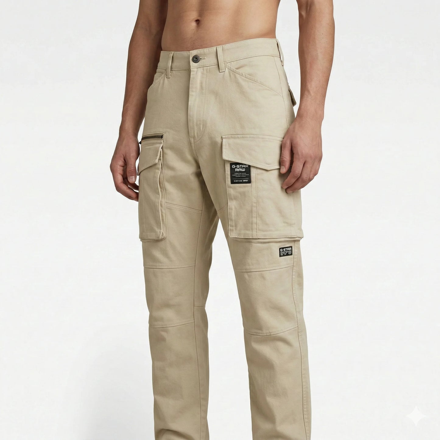 G-STAR RAW Dune Beige Urban Slim Fit Cargo Pants