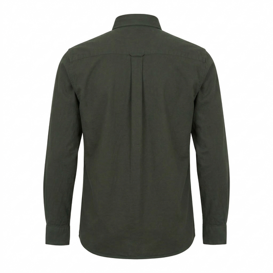 LACOSTE Midnight Onyx Tailored Fit Long Sleeve Button-Up Shirt