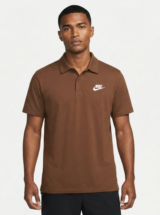 NIKE Emberwood Clay Tailored Fit Short Sleeve Piqué Polo Shirt