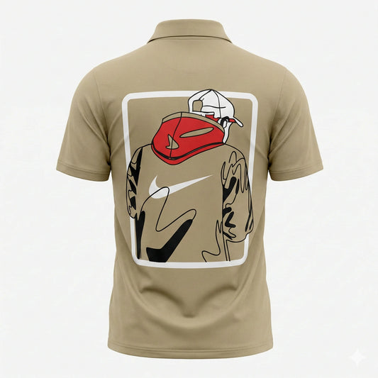 NIKE Sagewood Chic Fit Short Sleeve Piqué Polo Shirt