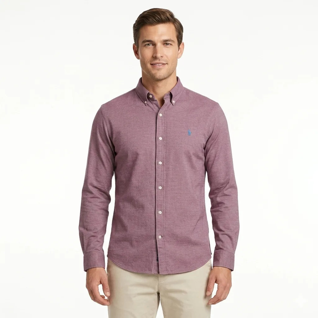 POLO RALPH LAUREN Enchanted Amethyst Classic Fit Long Sleeve Button-Down Shirt