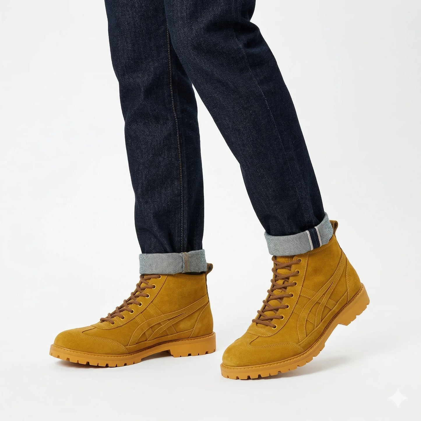 ONITSUKA TIGER Golden Sunburst Rugged Suede Hiking Boots