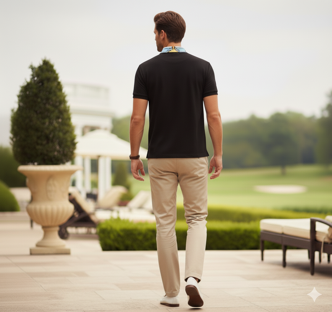 LACOSTE Deep Ocean Luxe Fit Short Sleeve Piqué Polo Shirt