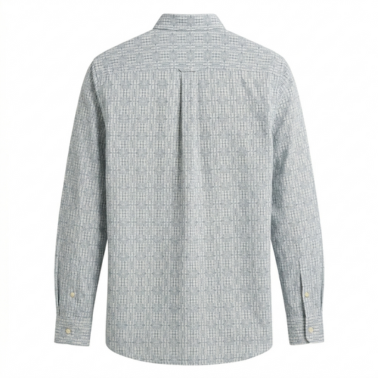 GANT Serene Aqua Classic Fit Long Sleeve Button-Down Shirt