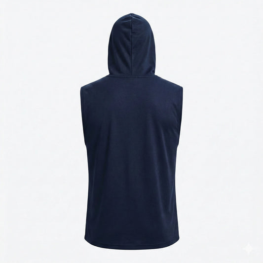 UNDER ARMOUR Deep Sea Sapphire Athletic Fit Sleeveless Hoodie