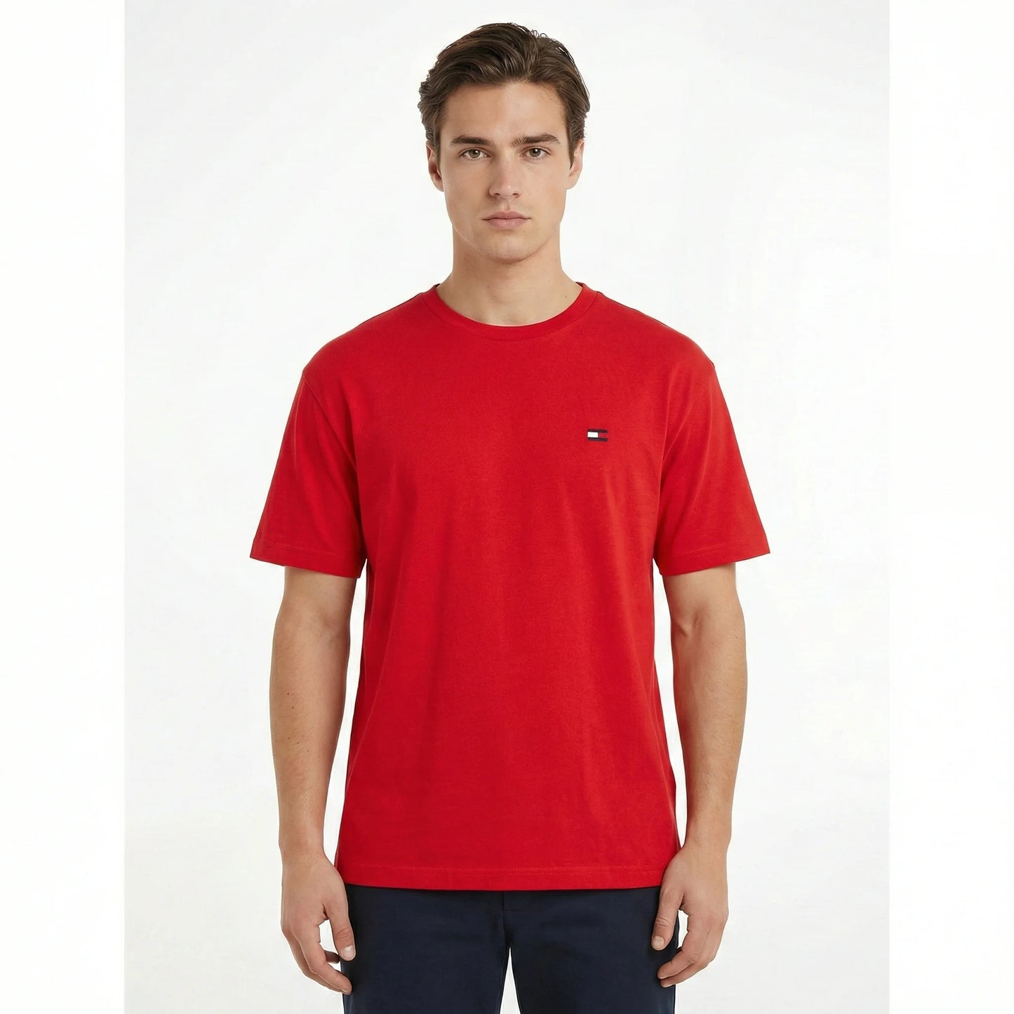 TOMMY HILFIGER Radiant Coral Classic Fit Short Sleeve T-Shirt
