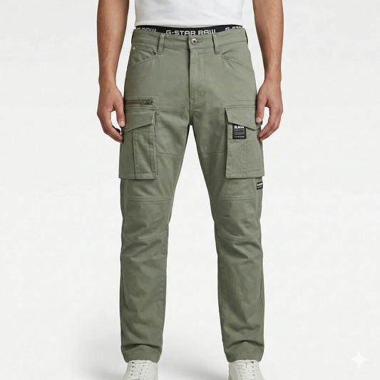 G-STAR RAW Verdant Sage Tailored Fit Cargo Utility Pants