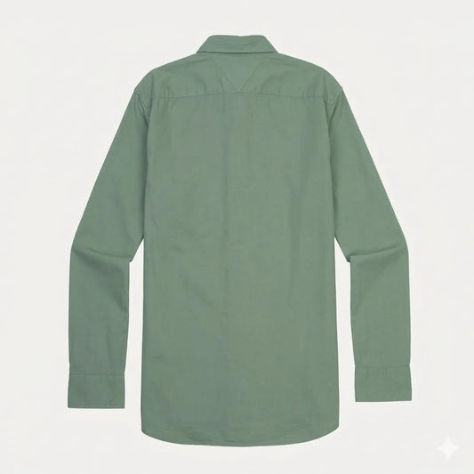 TOMMY HILFIGER Enchanted Mint Classic Fit Long Sleeve Button-Up Shirt