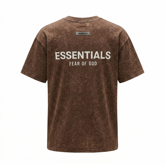 ESSENTIALS FEAR OF GOD Ember Glow Relaxed Fit Short Sleeve T-Shirt