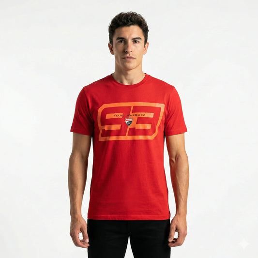 DUCATI Ember Blaze Modern Fit Short Sleeve Graphic Tee