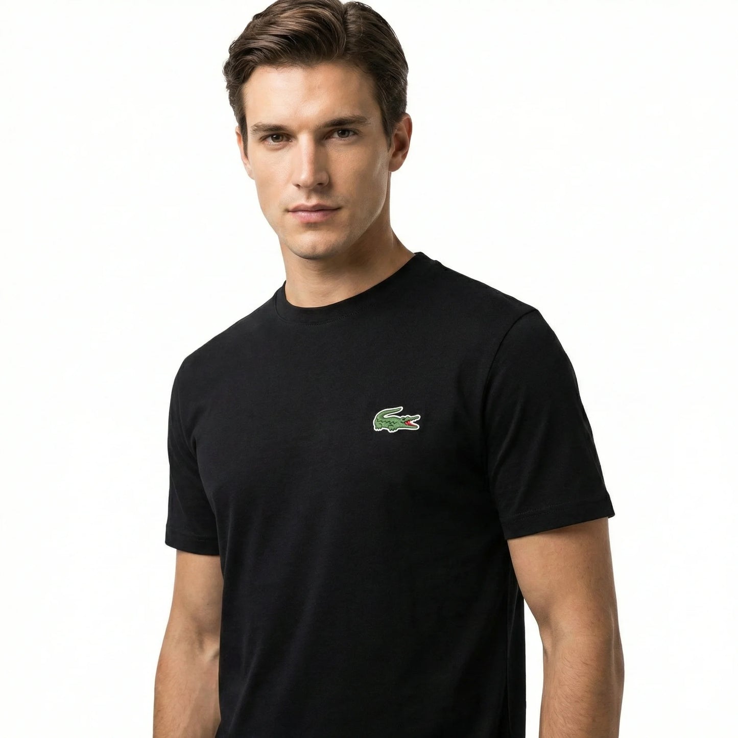 LACOSTE Dusky Ruby Classic Fit Short Sleeve Cotton T-Shirt