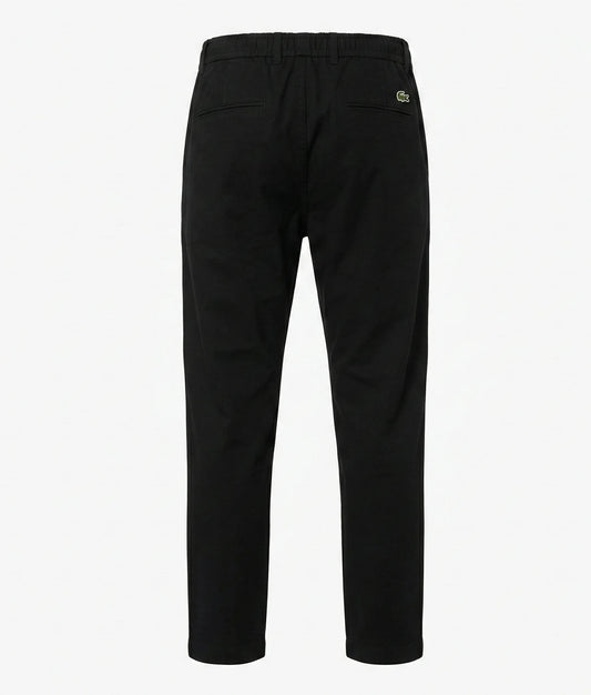 LACOSTE Midnight Slate Relaxed Fit Linen Trousers