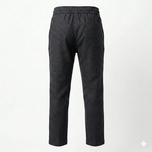 CALVIN KLEIN Obsidian Haze Tailored Fit Linen Trousers