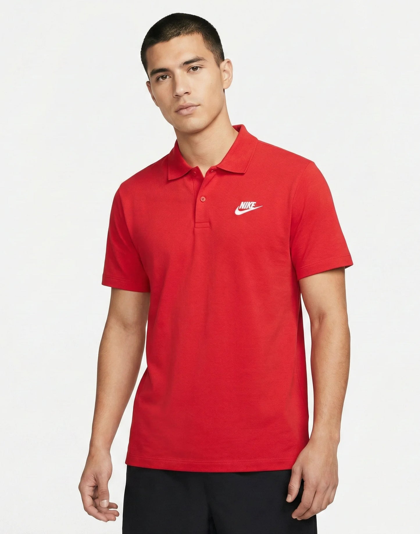 NIKE Ember Blossom Tailored Fit Short Sleeve Piqué Polo Shirt