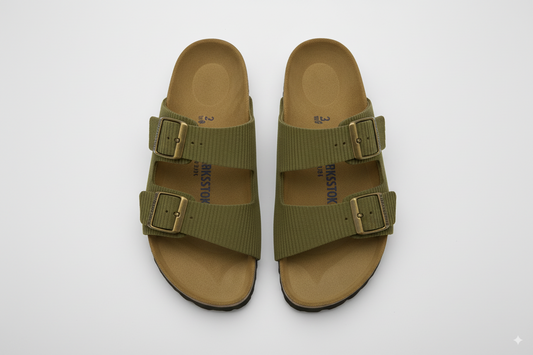 BIRKENSTOCK Enchanted Fern Classic Fit Double Buckle Slide Sandals