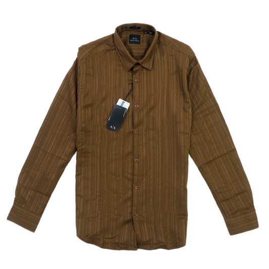 ARMANI EXCHANGE Astral Indigo Classic Fit Long Sleeve Shirt